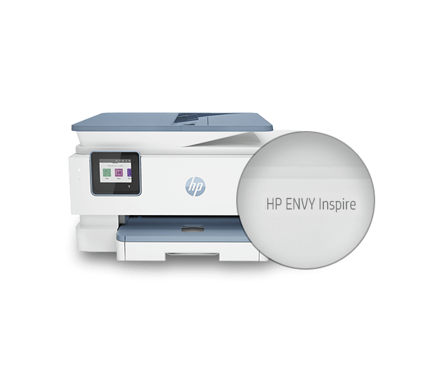 Example printer model name location