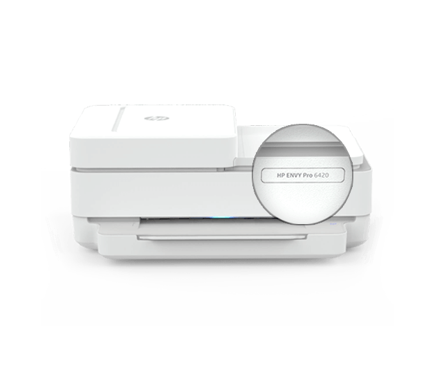 Printer model label example